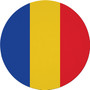 Romania Flag 7.5" Circular Mouse Pad