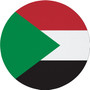 Sudan Flag 7.5" Circular Mouse Pad