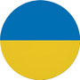 Ukraine Flag 7.5" Circular Mouse Pad