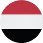 Yemen Flag 7.5" Circular Mouse Pad