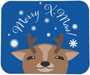 Merry X-Mas Reindeer Mouse Pad