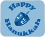 Happy Hanukkah Dreidel Mouse Pad