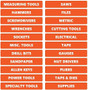 Burnt Orange Toolbox Organizational Sticker Rounded Labels Basic Set