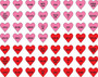 Valentines Day Stickers (56 Pack)