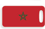 Morocco Flag Luggage Tag