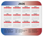 2026 Calendar Mouse Pads