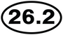26.2 Mile Marathon Magnets - Qty 1 (3.5" x 5")