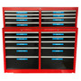 Cyan Tool Box Label Organizational Magnets By DCM Solutions