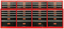 Burnt Orange Toolbox Organizational Magnetic Labels Ultimate Set