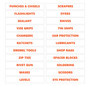 Burnt Orange Inverted Supplemental Tool Box Magnetic Labels by DCM Solutions