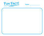 Cyan Fun Fact Dry Erase Whiteboard Magnet by DCM Solutions