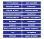 Blue Medical Supplies Magnetic Labels by DCM Solutions