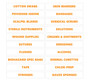Orange Inverted Medical Supplies Magnetic Labels by DCM Solutions