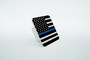 Thin Blue Line Flag Trailer Hitch Cover Insert Piece