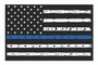 Thin Blue Line Flag Bumper Magnet by DCM Solutions