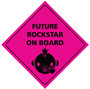 Future Rockstar Baby On Board Bumper Magnet by DCM Solutions