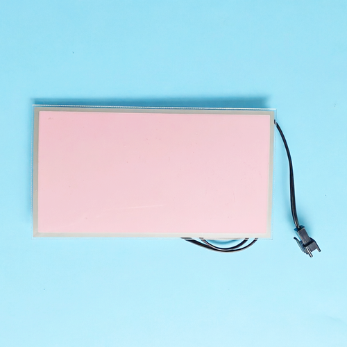 Electroluminescent panel with leads and connector 5.5*3 inch
