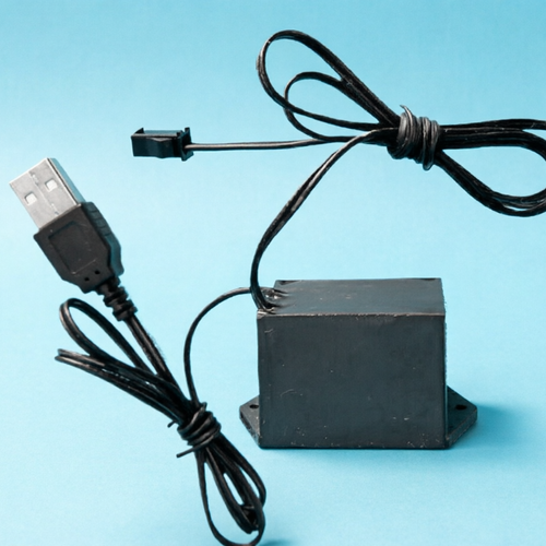 Electroluminescent inverter - 5 volt for A5 size EL panel USB