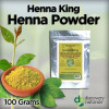 Henna King henna powder 100 grams triple sifted for smooth paste and detailed henna tattoo lines