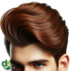 Auburn Reddish Brown Natural Hair Dye Model by Discovery Naturals.