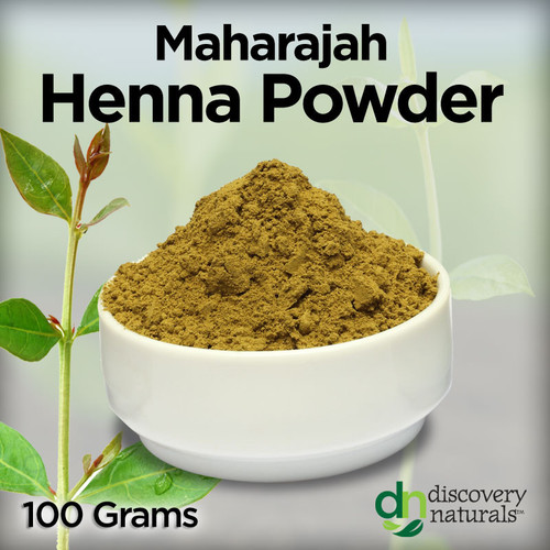 Maharajah henna powder 100g body art grade finely sifted for mixing smooth paste and detailed henna tattoo lines