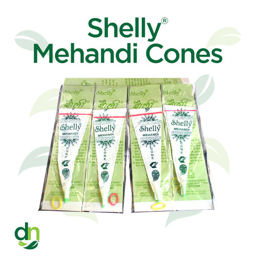 Shelly empty henna cones with tips for filling with fresh henna paste to create clean lines and detailed designs