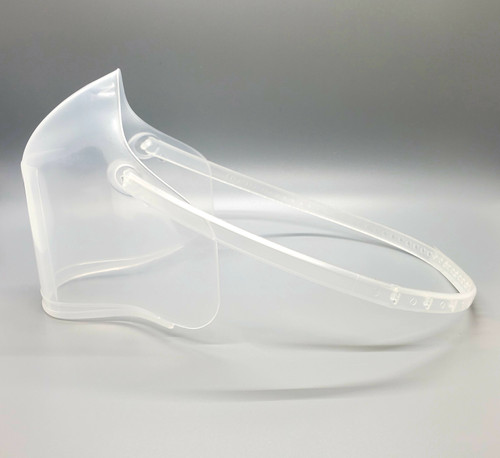 clear reusable face mask transparent front panel