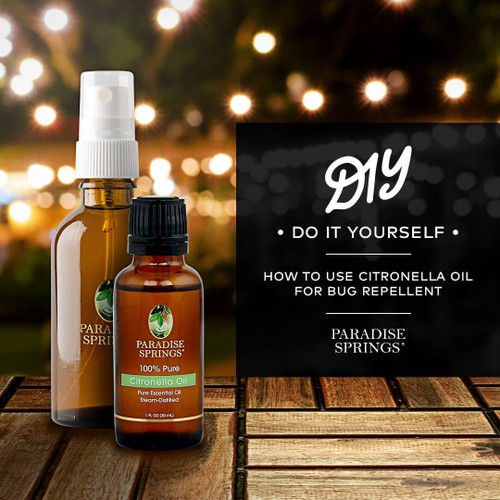 Paradise Springs citronella oil 1 oz 30ml citrus essential oil product