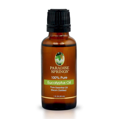 Paradise Springs eucalyptus oil 1 oz 30ml crisp essential oil for diffusing and DIY home blends