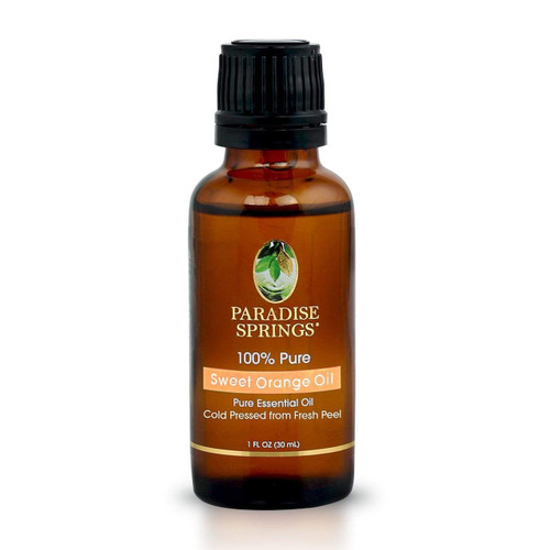 Paradise Springs sweet orange oil 1 oz 30ml citrus essential oil for diffusing and DIY home blends