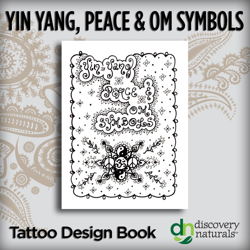 Yin Yang Peace & OM Symbols Design Book