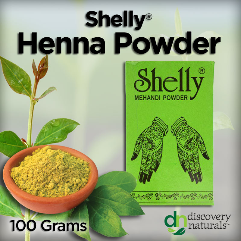 Shelly henna powder 100g body art grade used to mix smooth paste for clean, detailed henna tattoo designs
