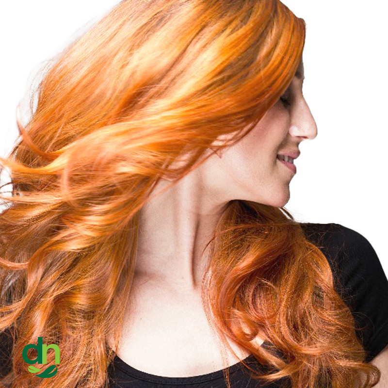 Strawberry Reddish Blonde Natural Hair Dye example by Discovery Naturals. Strawberry Reddish Blonde Natural Hair Dye example by Discovery Naturals.