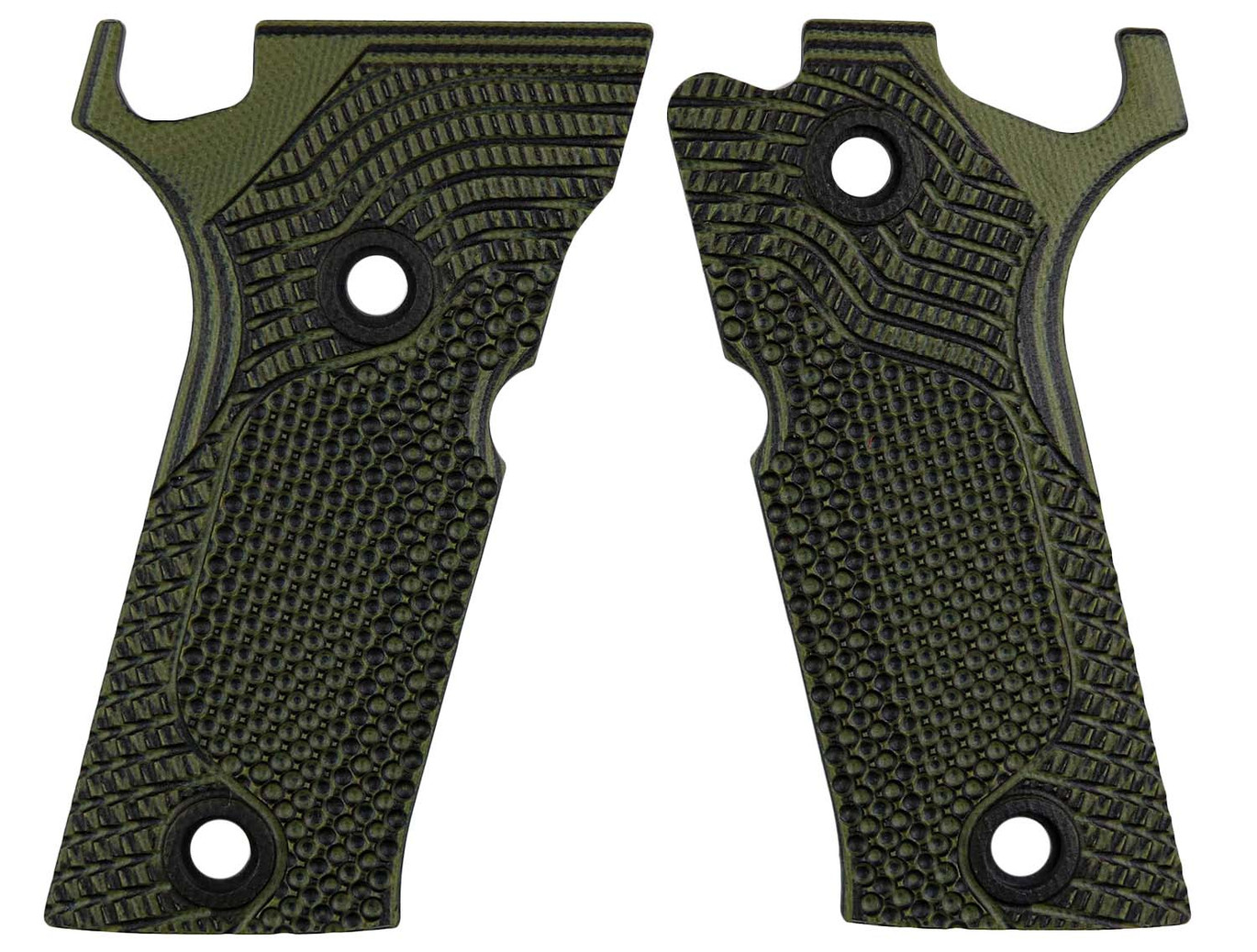 Beretta 92X Performance Grips Beretta 92x Performance Veloce Od Green Black Lok Grips lok grips