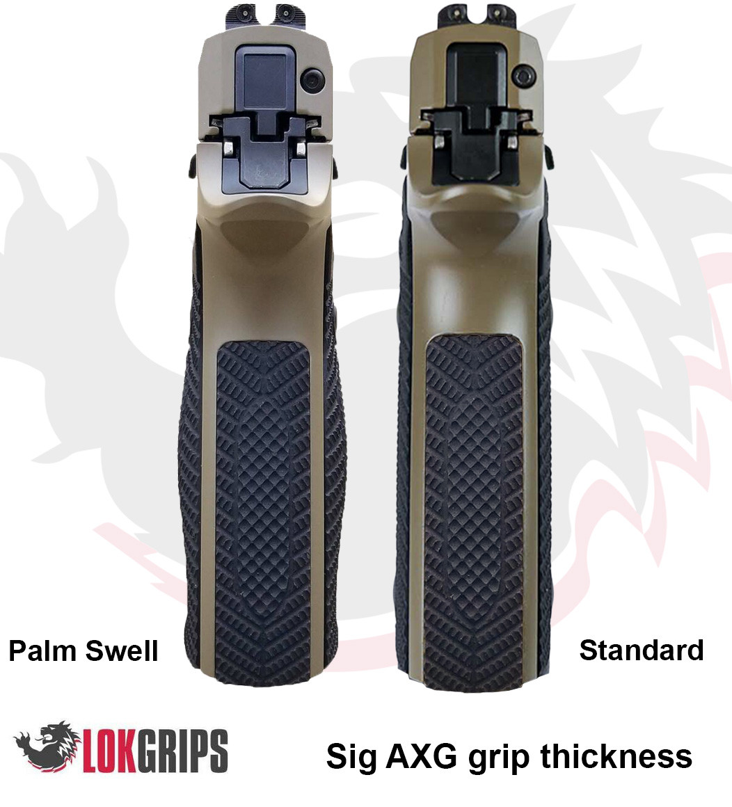Sig Sauer P320 AXG Veloce Grips and Backstrap Combo LOK Grips