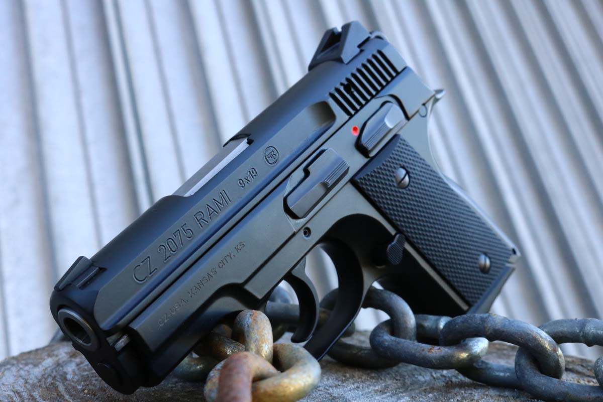 CZ 2075 RAMI Checkered LOK Grips