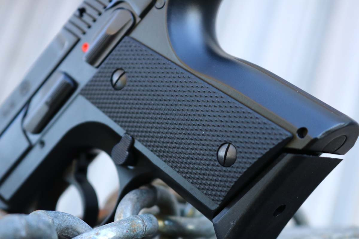 CZ 2075 RAMI Checkered LOK Grips