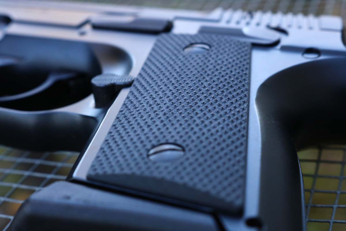 CZ 2075 RAMI Checkered LOK Grips