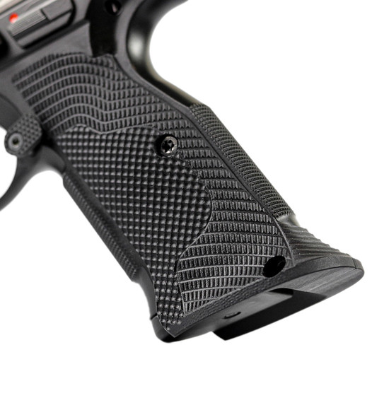 CZ Shadow 2 Palm Swell Veloce Target LOK Grips