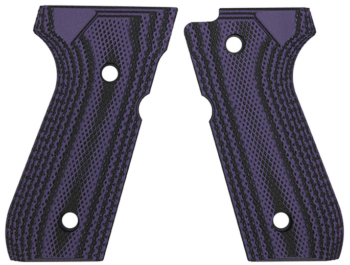 STONER CNC Beretta 92 / M9 G10 Grips – Full Checker Earth Camo, Fits Vertec, M9A3 & 92 Compact