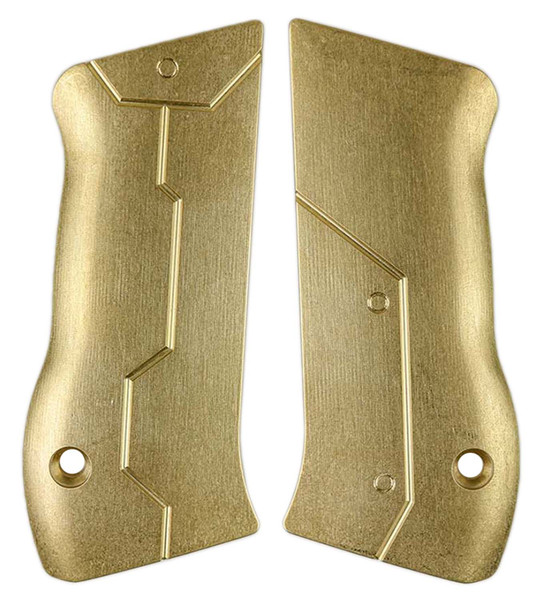 Jericho 941 Baby Eagle Cowboy Bebop Brass LOK Grips