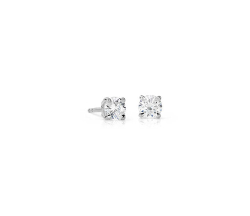 Diamond Stud Earrings in 14k White Gold (1 ct. tw.)