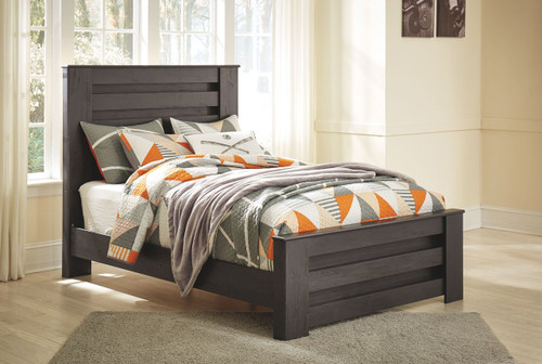 Brinxton Black Full Panel Bed