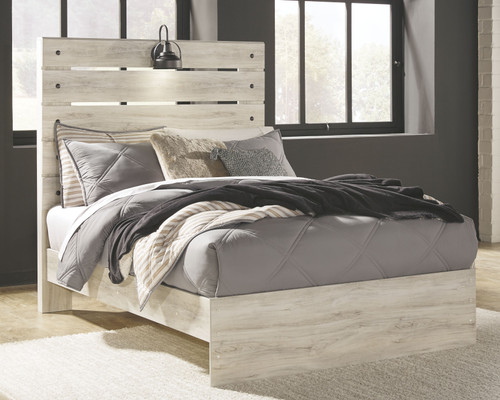 Cambeck Whitewash Full Panel Bed