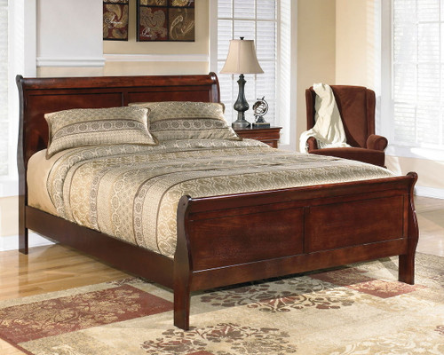 Alisdair Dark Brown California King Sleigh Bed