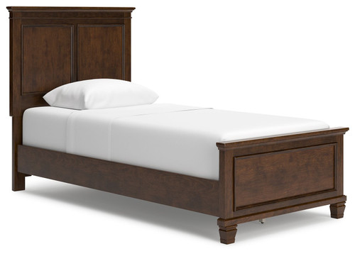Danabrin Brown Twin Panel Bed