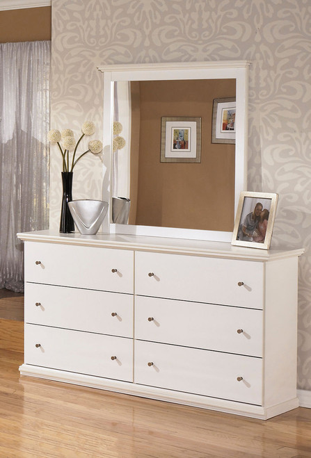Bostwick Shoals White Dresser & Mirror
