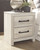 Cambeck Whitewash 9 Pc. Dresser, Mirror, Chest, Queen Panel Bed with Side Storage & 2 Nightstands