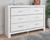 Altyra White 8 Pc. Dresser, Mirror, Chest, Queen Panel Bed, 2 Nightstands