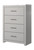 Cottenburg Light Gray/White 7 Pc. Dresser, Mirror, Chest, Queen Panel Bed, 2 Nightstands